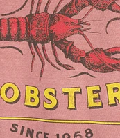 BDG Urban Outfitters Relaxed Fit Lobster Screenprinted Short Sleeve T-Baby Shirt