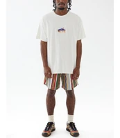 BDG Urban Outfitters Relaxed-Fit Twill Striped 5#double; Inseam Shorts