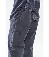 Relaxed Straight Leg Rigid Denim Carpenter Jeans