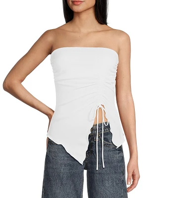 BDG Urban Outfitters Rem Knit Bandeau Asymmetrical Top