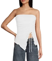 BDG Urban Outfitters Rem Knit Bandeau Asymmetrical Top
