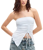 BDG Urban Outfitters Rem Knit Bandeau Asymmetrical Top