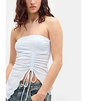 BDG Urban Outfitters Rem Knit Bandeau Asymmetrical Top