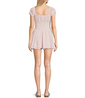 BDG Urban Outfitters Rowan Cap Sleeve Romper