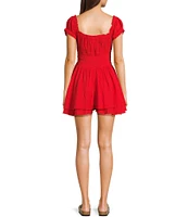 BDG Urban Outfitters Rowan Cap Sleeve Romper