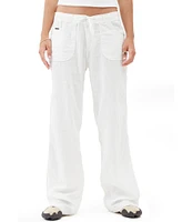BDG Urban Outfitters Solid Mid Rise Linen 5-Pocket Pants