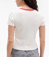 BDG Urban Outfitters Strawberry Printed Short Sleeve Graphic T-Shirt