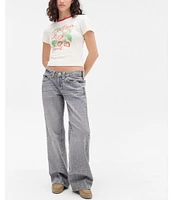 BDG Urban Outfitters Strawberry Printed Short Sleeve Graphic T-Shirt