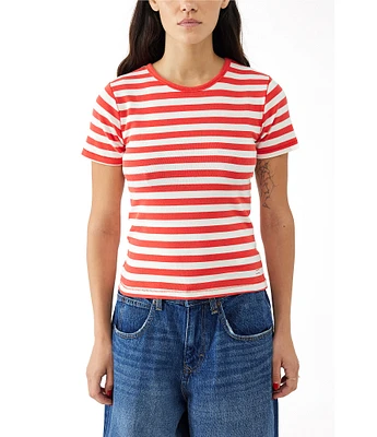 BDG Urban Outfitters Stripe Cap Sleeve T-Shirt