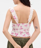 BDG Urban Outfitters Sydney Floral-Printed Tank Top
