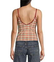 BDG Urban Outfitters Taime Check Print Camisole