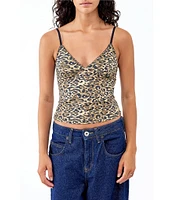 BDG Urban Outfitters Je Taime Leopard Print Camisole