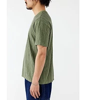 BDG Urban Outfitters Tonal Stripe Short Sleeve Graphic T-Shirt