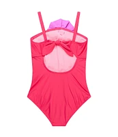 Beach Lingo Little Girls 2T-7 Sleeveless Rosette Trend One-Piece Swimsuit