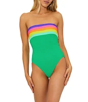 Beach Riot Jessa Ribbed Colorblock One Piece Swimsuit