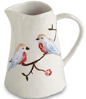 Beatriz Ball Ceramic Bird on Branch Pitcher