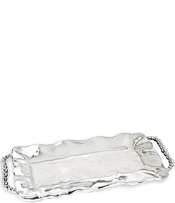 Beatriz Ball Pearl Perla Long Rectangular Tray with Handles