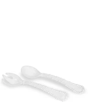 Beatriz Ball Melamine VIDA Alegria White Salad Servers