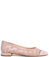 BEAUTIISOLES Blake Suede Polka Dot Mesh Slip Ons