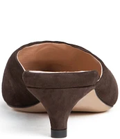 Beautiisoles Gal Suede Kitten Heel Mules