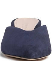 Beautiisoles Gal Suede Kitten Heel Mules