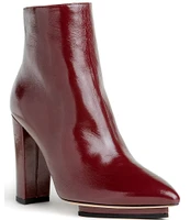 Beautiisoles Tessa Patent Leather Booties