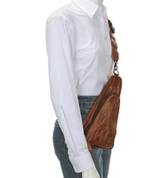 Bed Stu Adept Leather Sling Crossbody Bag