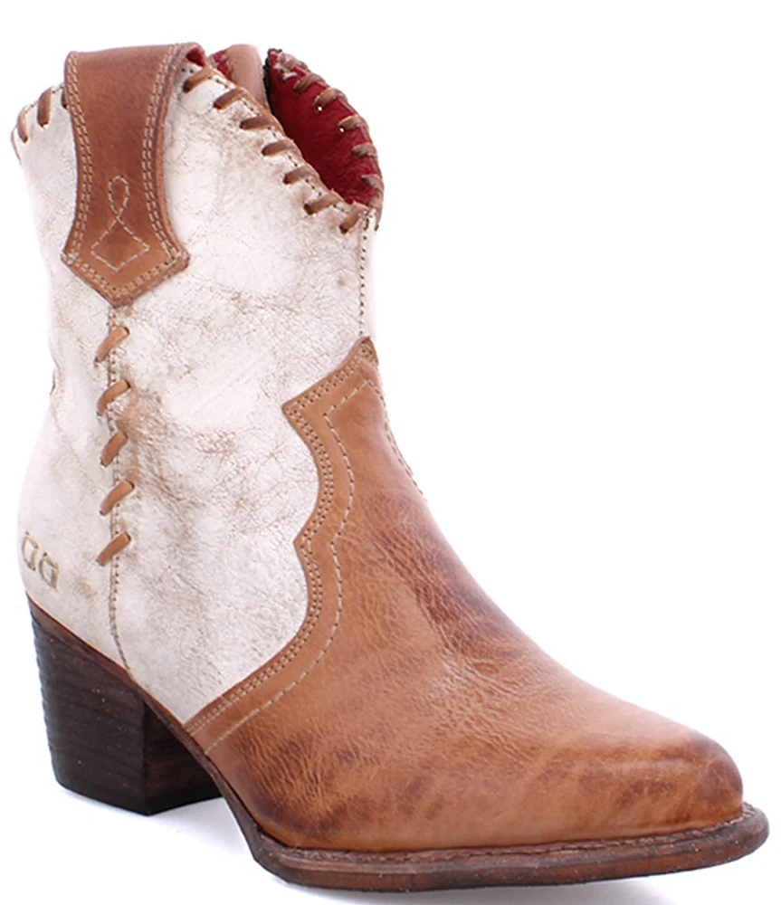 Bed Stu Balia Leather Western Booties