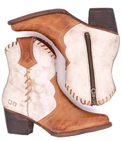 Bed Stu Balia Leather Western Booties