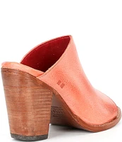 Bed Stu Clavel Leather Open Toe Mules