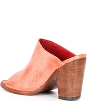 Bed Stu Clavel Leather Open Toe Mules