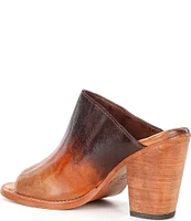 Bed Stu Clavel Ombre Leather Open Toe Mules