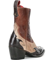 Bed Stu Hyperspeed Leather Star Western Booties