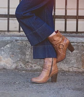 Bed Stu Marjorie Harness Distressed Leather Booties