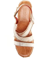 Bed Stu Mediation Leather Butterfly Detail Banded Sandals