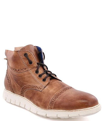 Bed Stu Men's Bowery II Leather Hi-Top Sneakers