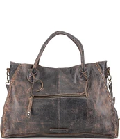 Bed Stu Rockaway Stitch-Detail Distressed Satchel Bag