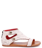 Bed Stu Soto Leather T-Strap Flat Sandals