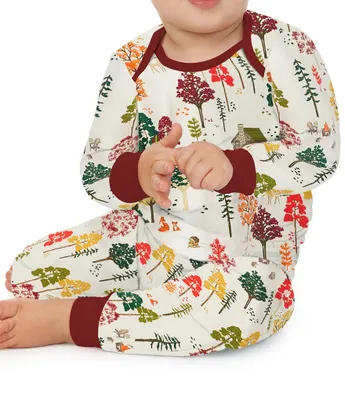 BedHead Pajamas Baby 3-18 Months Family Matching Forest Retreat Long Sleeve Top & Pant 2-Piece Pajamas Set