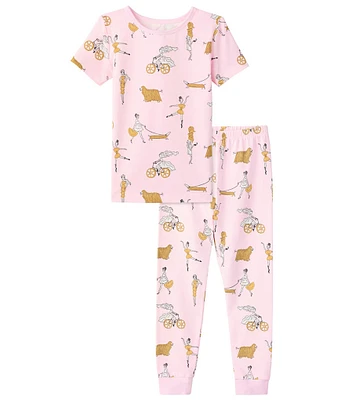 BedHead Pajamas Little/Big Girls 2T-12 Family Matching Say Yes to Pasta Two-Piece Pajamas Set