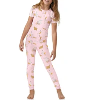 BedHead Pajamas Little/Big Girls 2T-12 Family Matching Say Yes to Pasta Two-Piece Pajamas Set