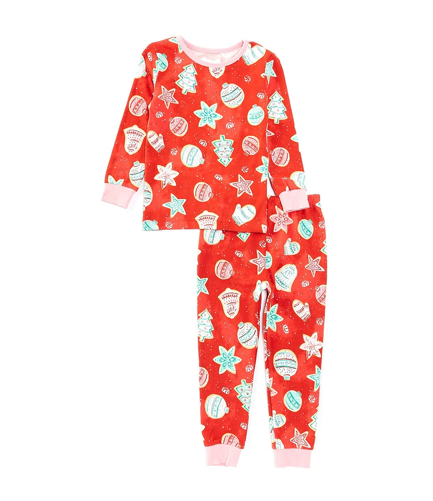 BedHead Pajamas Little/Big Girls 2T-12 Family Matching Sugar Cookies Print Two-Piece Pajama Set