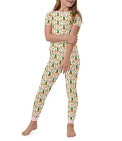 Bedhead Pajamas Little/Big Girls 2T-12 Pina Coolada Two-Piece Pajamas Set