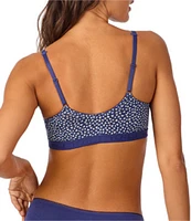 Bedhead Pajamas Stretch Jersey Knit Love Is All You Need Print Bralette
