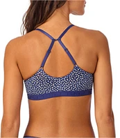 Bedhead Pajamas Stretch Jersey Knit Love Is All You Need Print Bralette