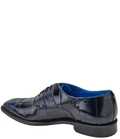 Belvedere Men's Mare Ostrich Cap-Toe Dress Oxfords