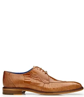 Belvedere Men's Siena Ostrich Square Toe Oxfords