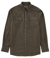 Beretta Stretch Cadet Gingham Flannel Long Sleeve Woven Shirt