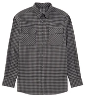 Beretta Stretch Cadet Gingham Flannel Long Sleeve Woven Shirt