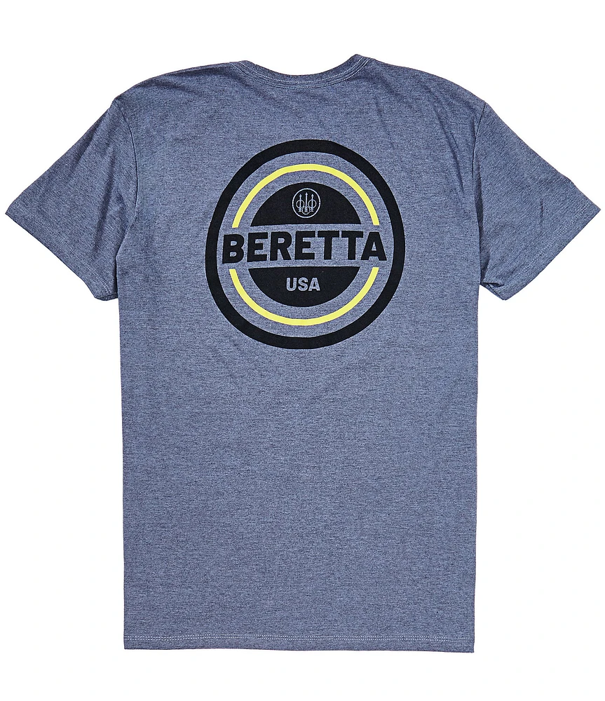 Beretta Trident Logo Short Sleeve Graphic Relaxed Fit T-Shirt